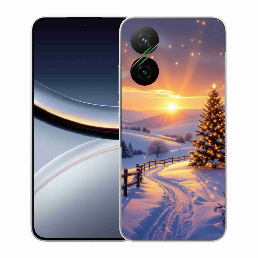 Gelový kryt mmCase na Xiaomi Poco F7 5G - zimní krajina