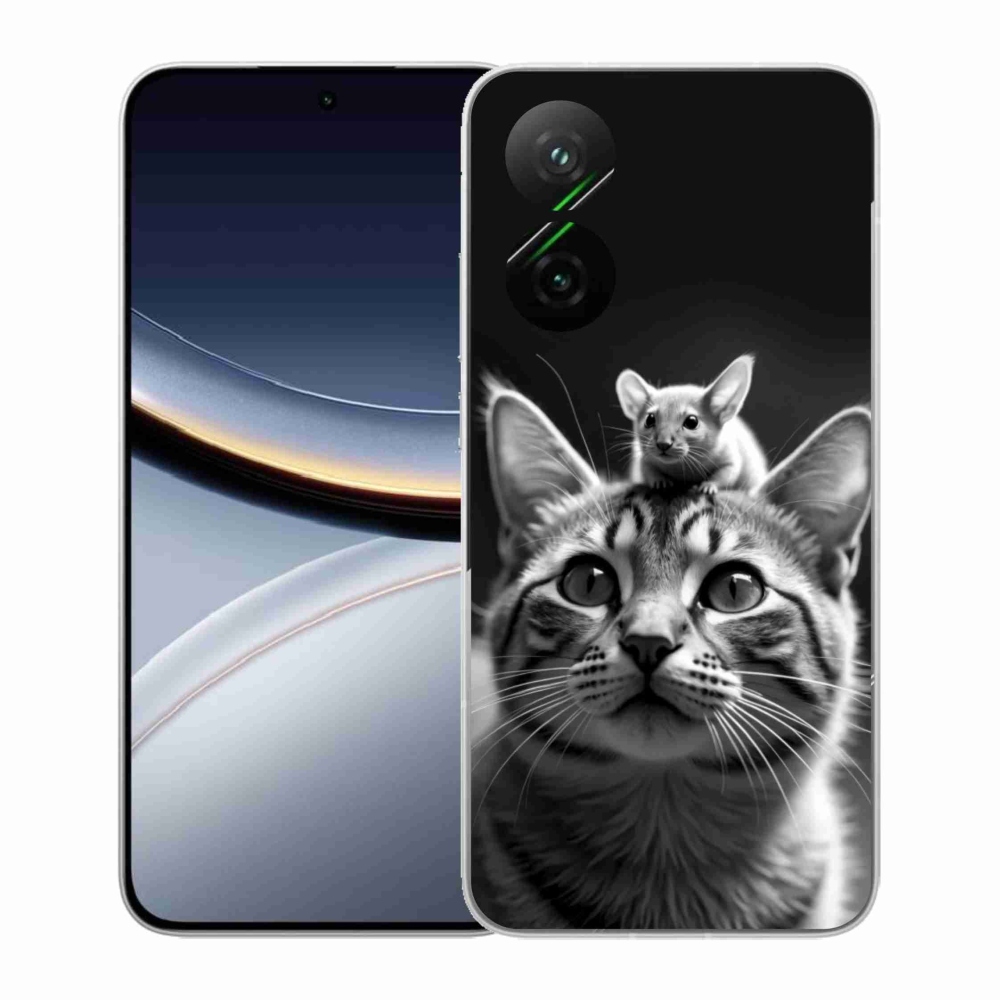 Gelový kryt mmCase na Xiaomi Poco F7 5G - zvířecí přátelství 2