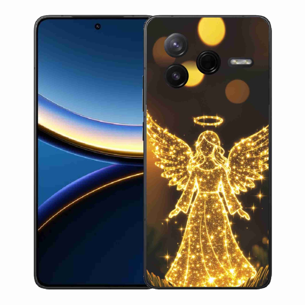 Gelový kryt mmCase na Xiaomi Poco F7 Pro - anděl