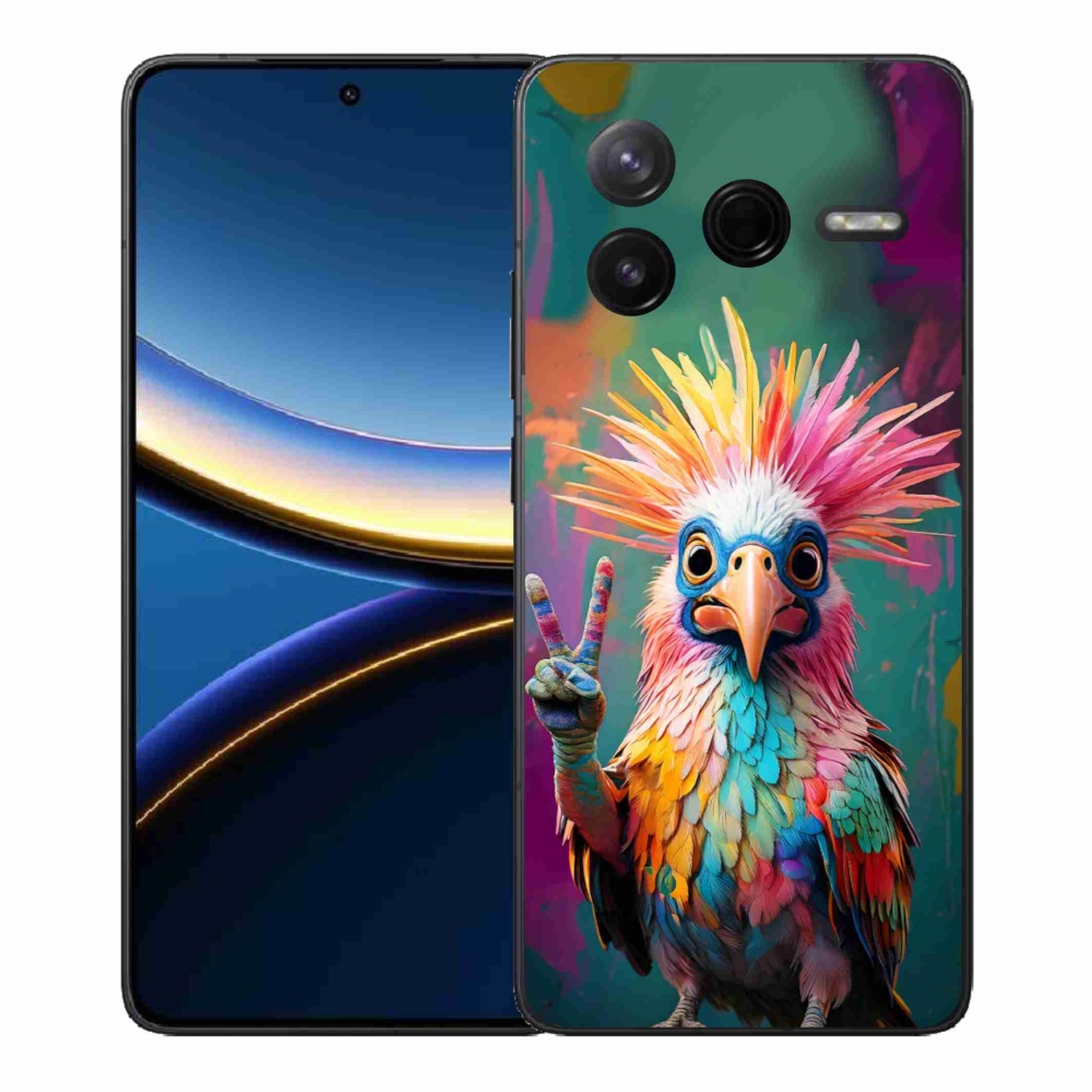Gelový kryt mmCase na Xiaomi Poco F7 Pro - barevný rebel