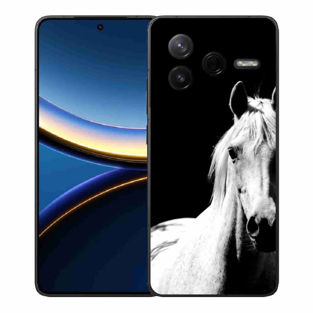 Gelový kryt mmCase na Xiaomi Poco F7 Pro - bílý kůň 5