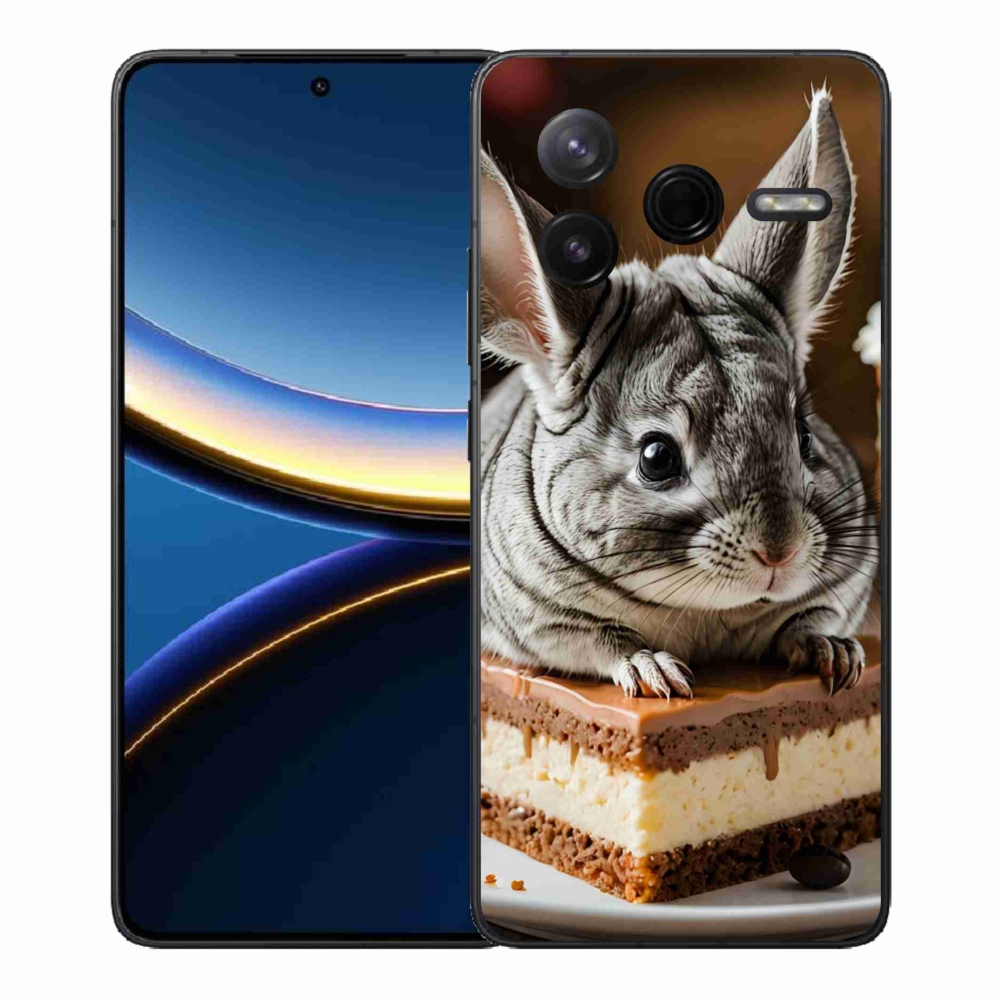 Gelový kryt mmCase na Xiaomi Poco F7 Pro - činčila