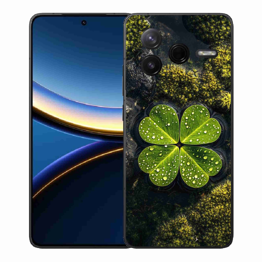 Gelový kryt mmCase na Xiaomi Poco F7 Pro - čtyřlístek