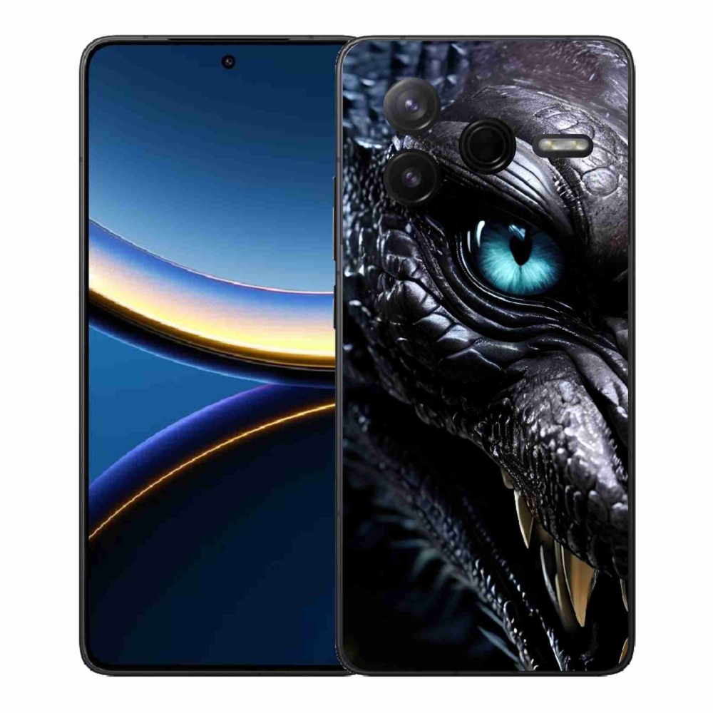 Gelový kryt mmCase na Xiaomi Poco F7 Pro - dračí pohled