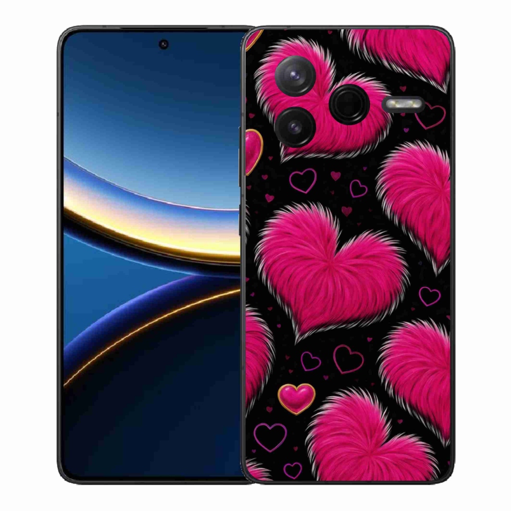 Gelový kryt mmCase na Xiaomi Poco F7 Pro - hebká srdce