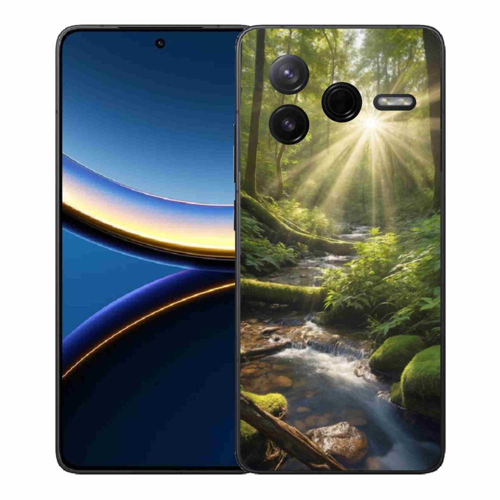 Gelový kryt mmCase na Xiaomi Poco F7 Pro - hlubina lesa