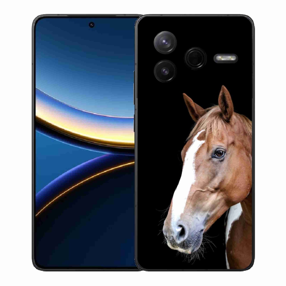 Gelový kryt mmCase na Xiaomi Poco F7 Pro - hnědý kůň 3