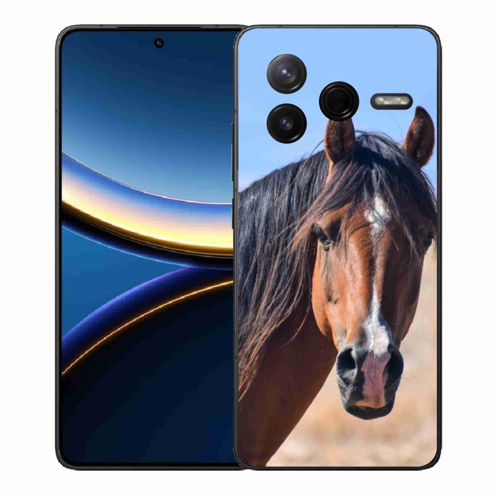 Gelový kryt mmCase na Xiaomi Poco F7 Pro - klidný kůň