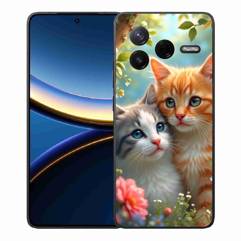 Gelový kryt mmCase na Xiaomi Poco F7 Pro - kočičí láska 2