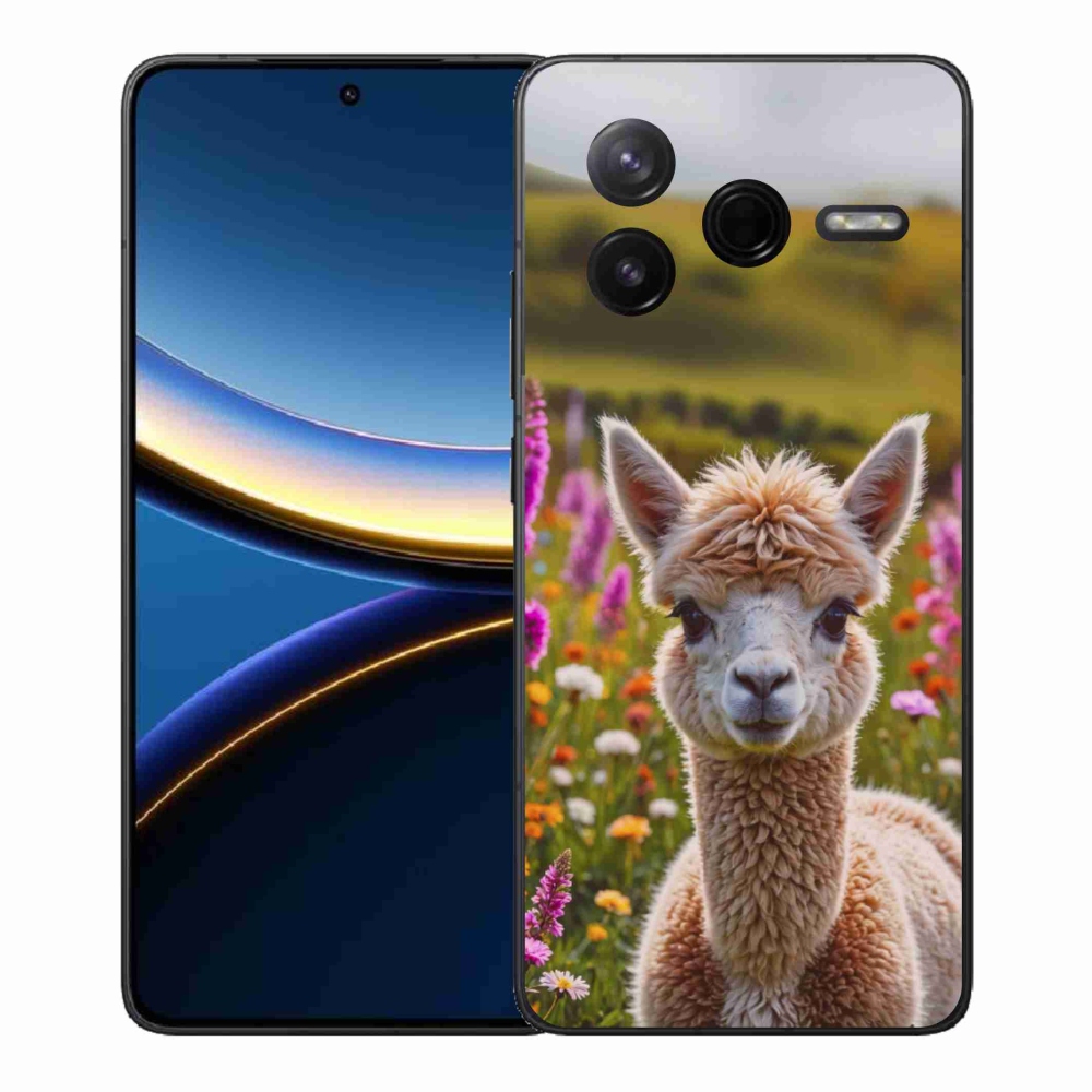 Gelový kryt mmCase na Xiaomi Poco F7 Pro - lama na louce