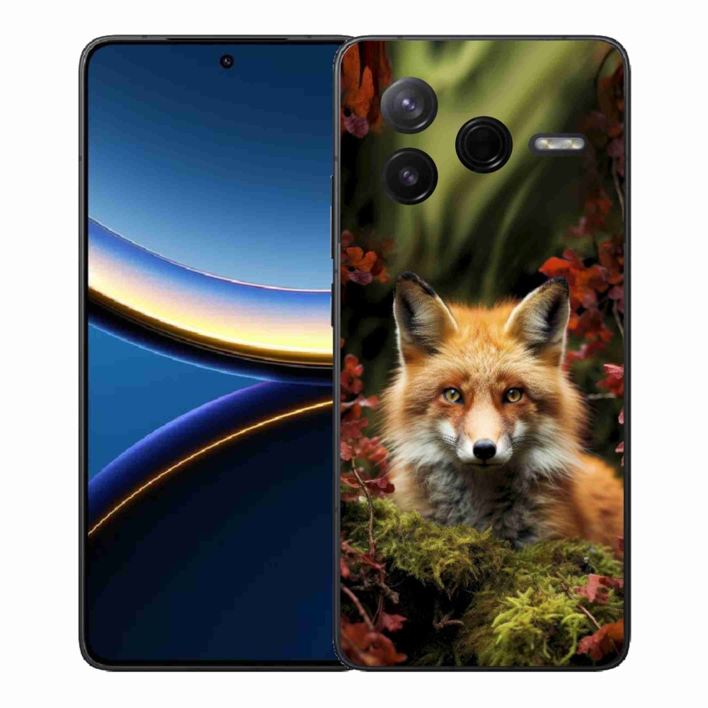 Gelový kryt mmCase na Xiaomi Poco F7 Pro - liška v lese