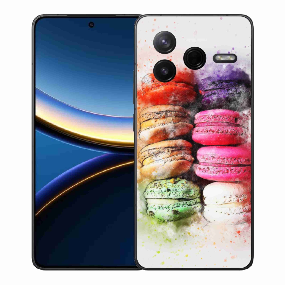 Gelový kryt mmCase na Xiaomi Poco F7 Pro - makrónky