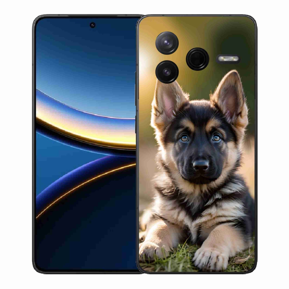 Gelový kryt mmCase na Xiaomi Poco F7 Pro - německý ovčák v přírodě