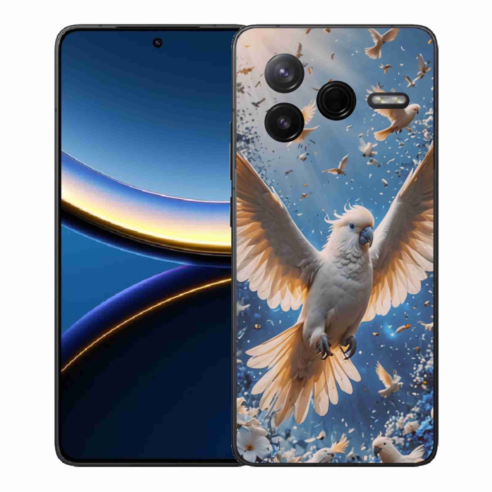 Gelový kryt mmCase na Xiaomi Poco F7 Pro - papoušek kakadu