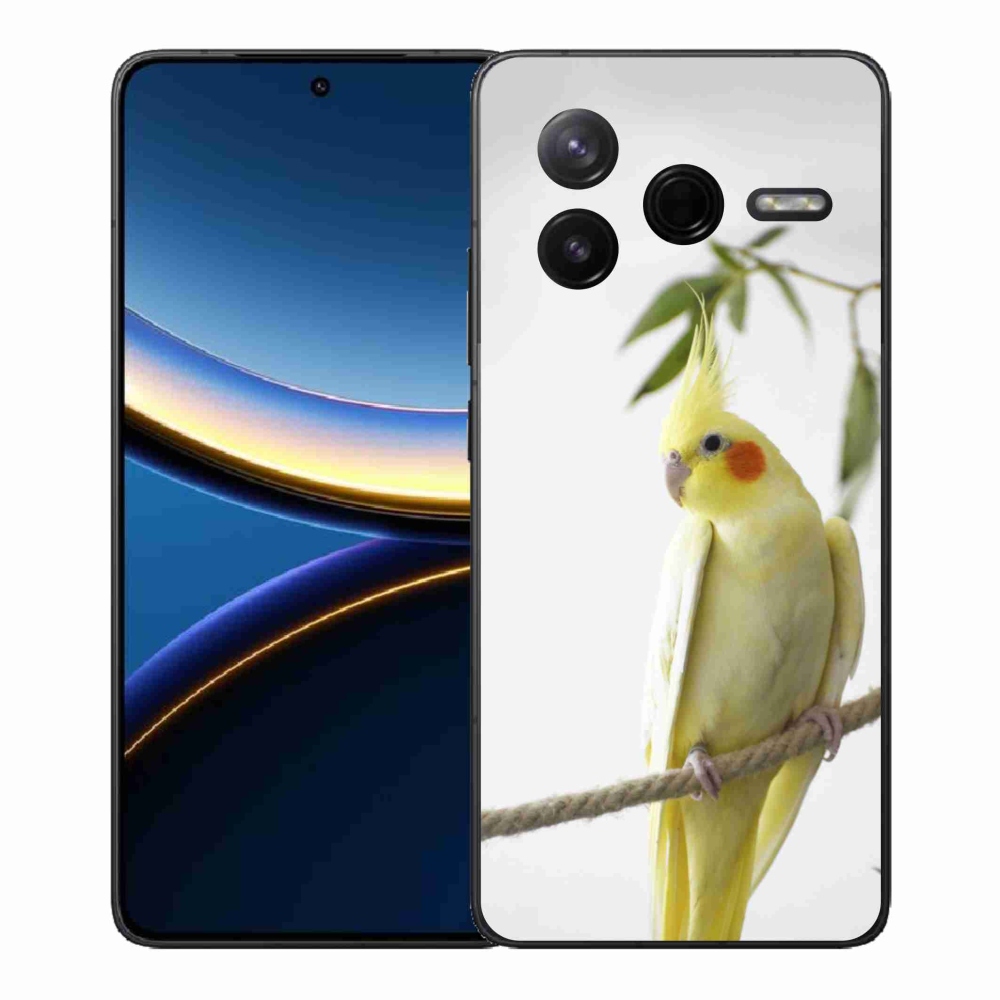 Gelový kryt mmCase na Xiaomi Poco F7 Pro - papoušek korela chocholatá