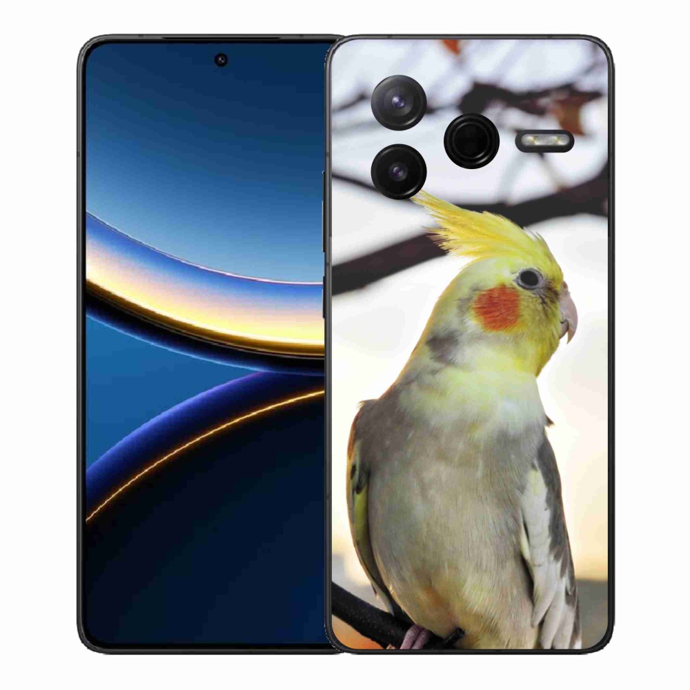 Gelový kryt mmCase na Xiaomi Poco F7 Pro - papoušek korela