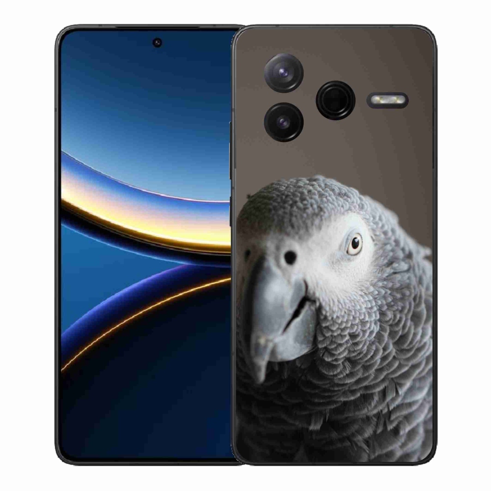 Gelový kryt mmCase na Xiaomi Poco F7 Pro - papoušek žako 2