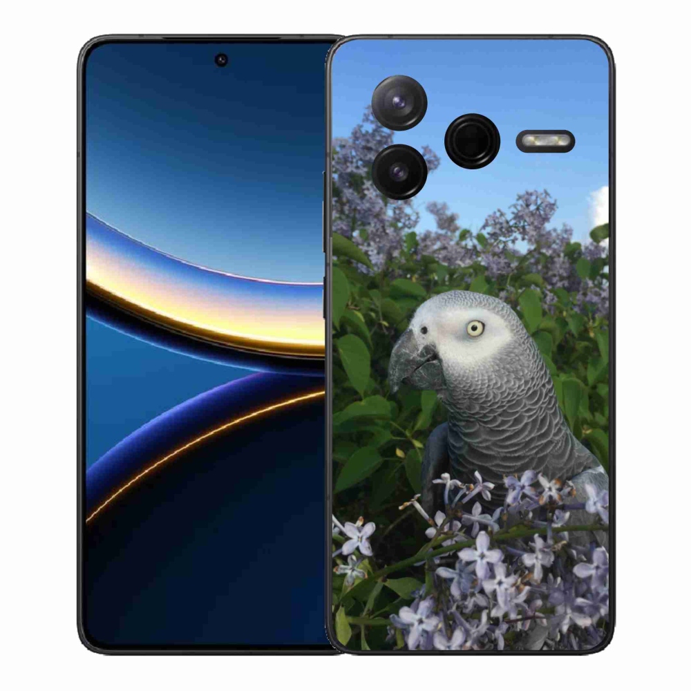 Gelový kryt mmCase na Xiaomi Poco F7 Pro - papoušek žako