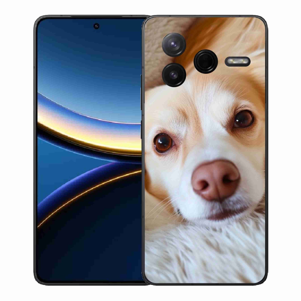 Gelový kryt mmCase na Xiaomi Poco F7 Pro - Roztomilá čivava