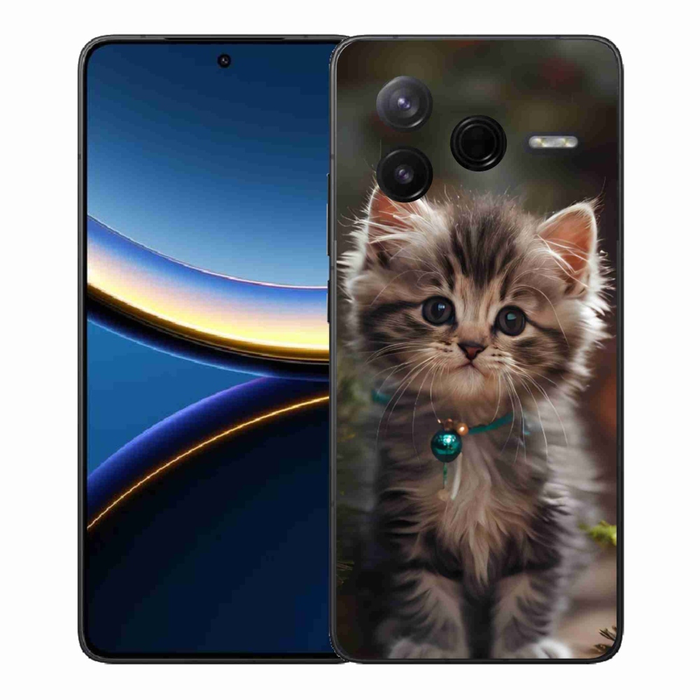 Gelový kryt mmCase na Xiaomi Poco F7 Pro - roztomilé kotě 11
