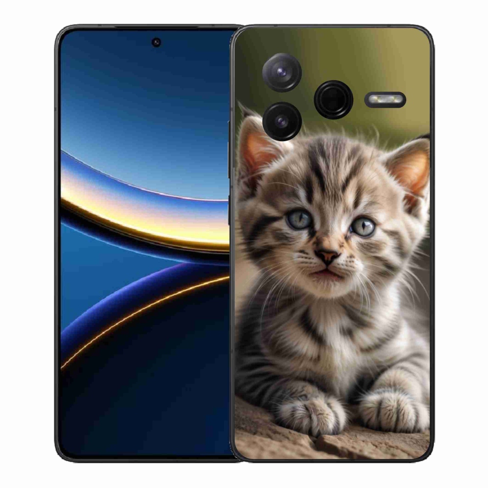 Gelový kryt mmCase na Xiaomi Poco F7 Pro - roztomilé kotě 9