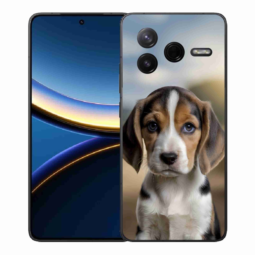 Gelový kryt mmCase na Xiaomi Poco F7 Pro - roztomilý bígl