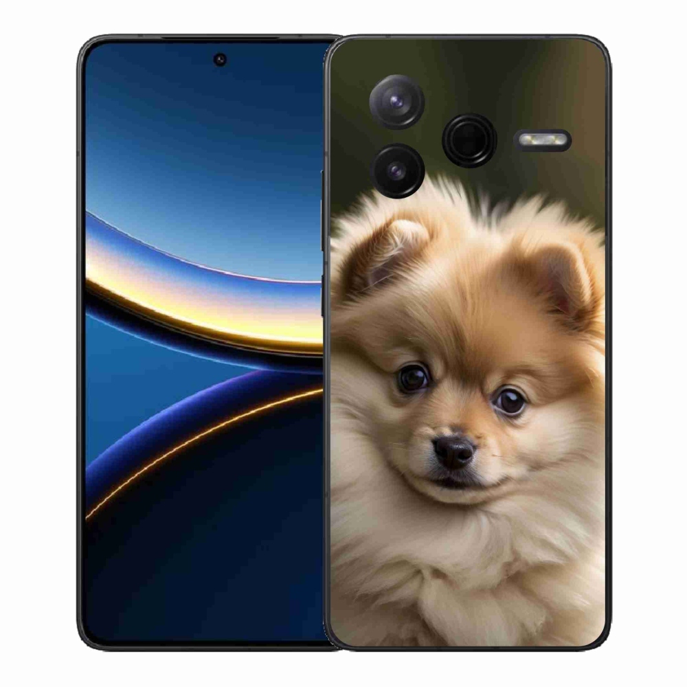 Gelový kryt mmCase na Xiaomi Poco F7 Pro - roztomilý pomeranian 2