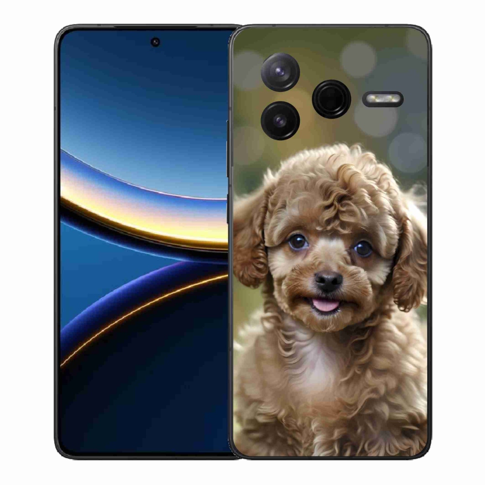 Gelový kryt mmCase na Xiaomi Poco F7 Pro - roztomilý pudl