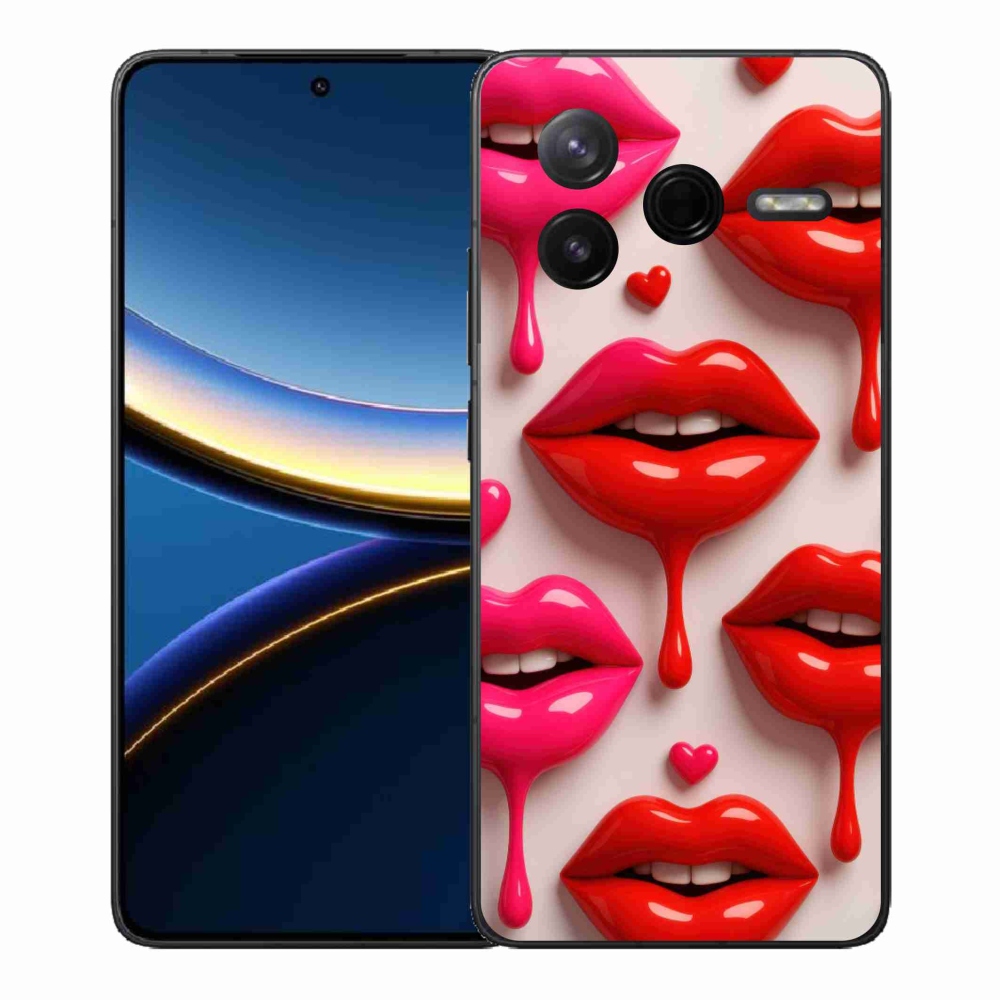 Gelový kryt mmCase na Xiaomi Poco F7 Pro - rty 2