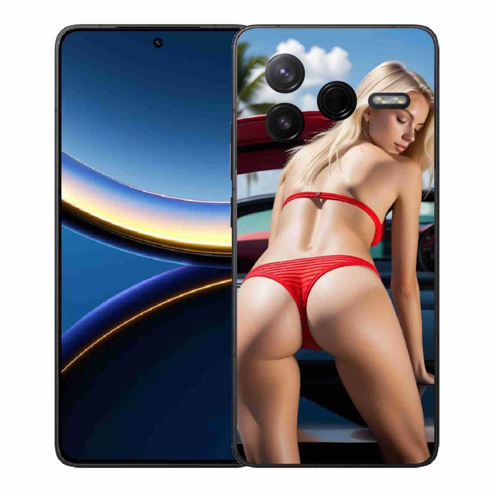 Gelový kryt mmCase na Xiaomi Poco F7 Pro - sexy žena 2