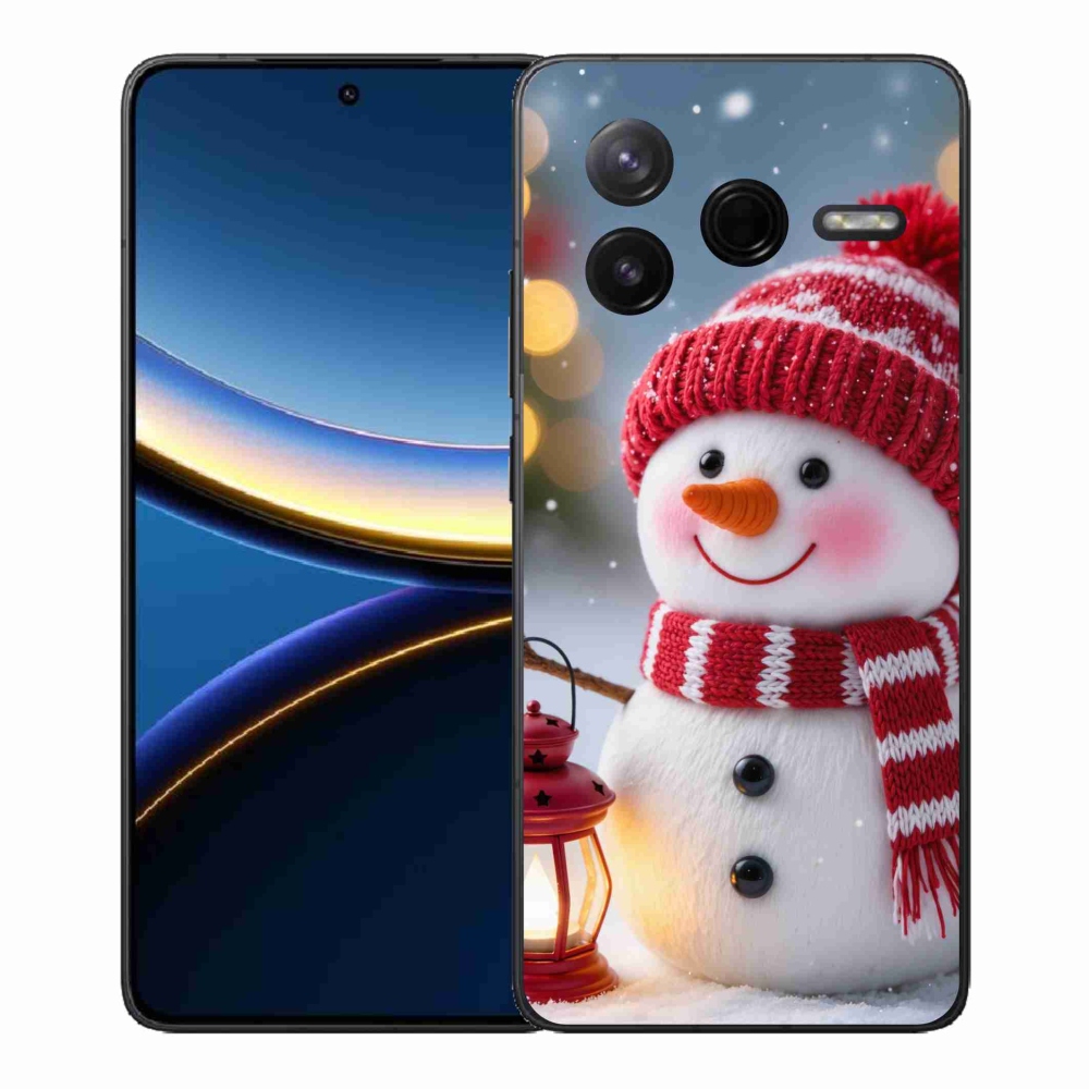 Gelový kryt mmCase na Xiaomi Poco F7 Pro - sněhulák 2