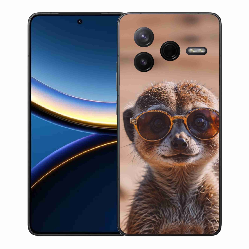 Gelový kryt mmCase na Xiaomi Poco F7 Pro - stylová surikata