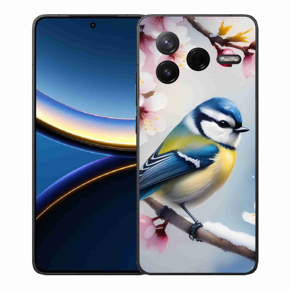 Gelový kryt mmCase na Xiaomi Poco F7 Pro - sýkorka