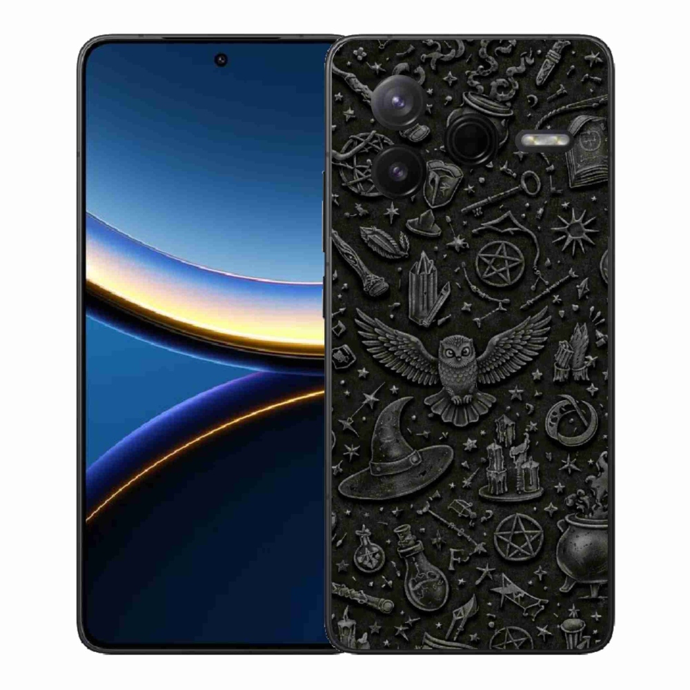 Gelový kryt mmCase na Xiaomi Poco F7 Pro - tmavý magický svět