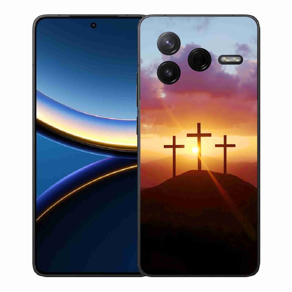 Gelový kryt mmCase na Xiaomi Poco F7 Pro - tři kříže