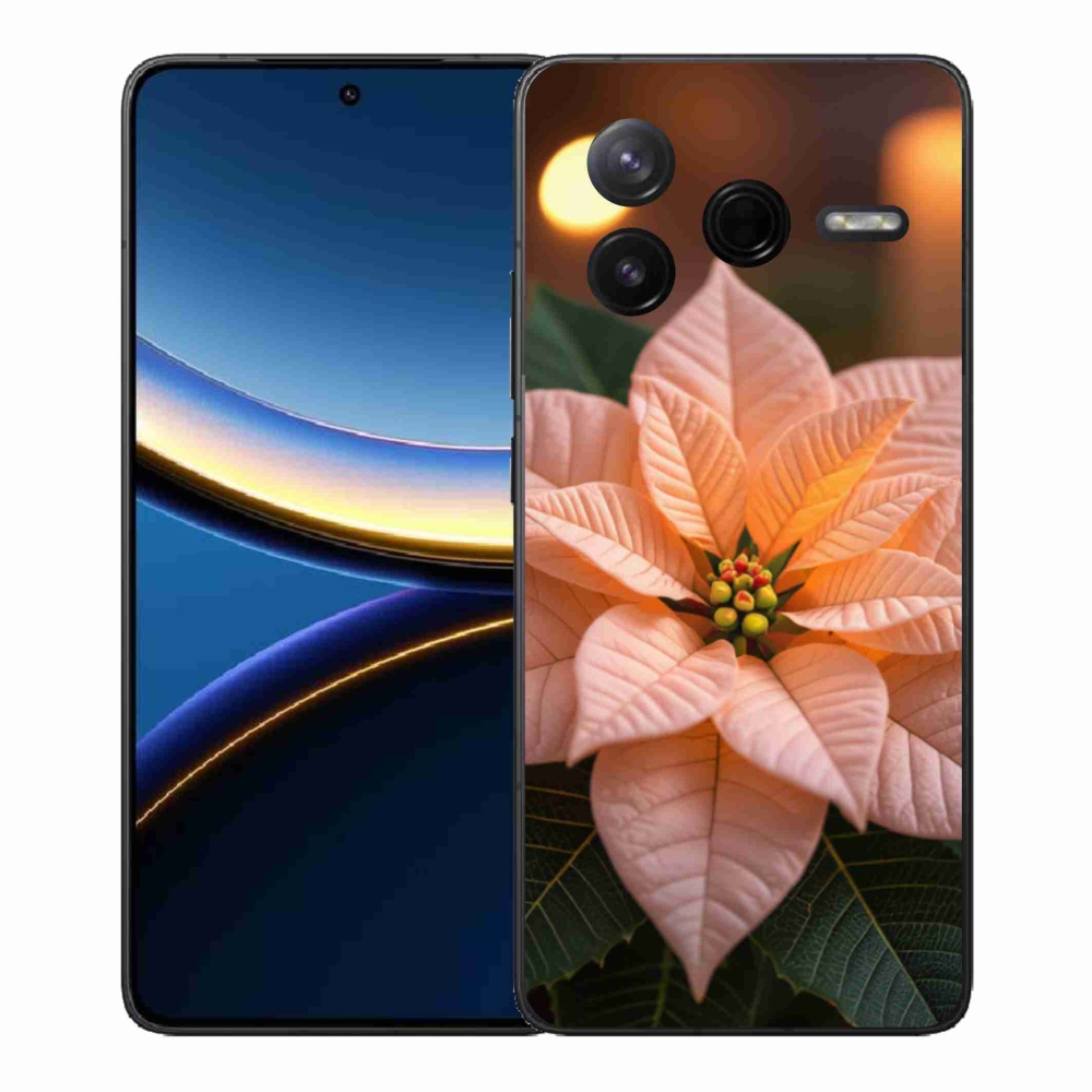 Gelový kryt mmCase na Xiaomi Poco F7 Pro - vánoční hvězda