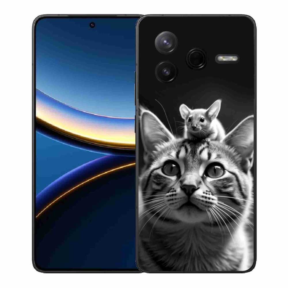 Gelový kryt mmCase na Xiaomi Poco F7 Pro - zvířecí přátelství 2