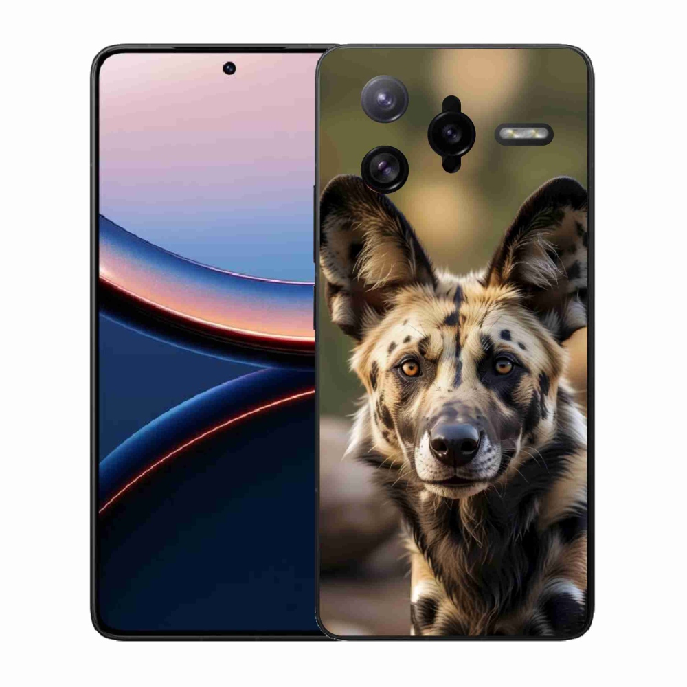 Gelový kryt mmCase na Xiaomi Poco F7 Ultra - africký divoký pes