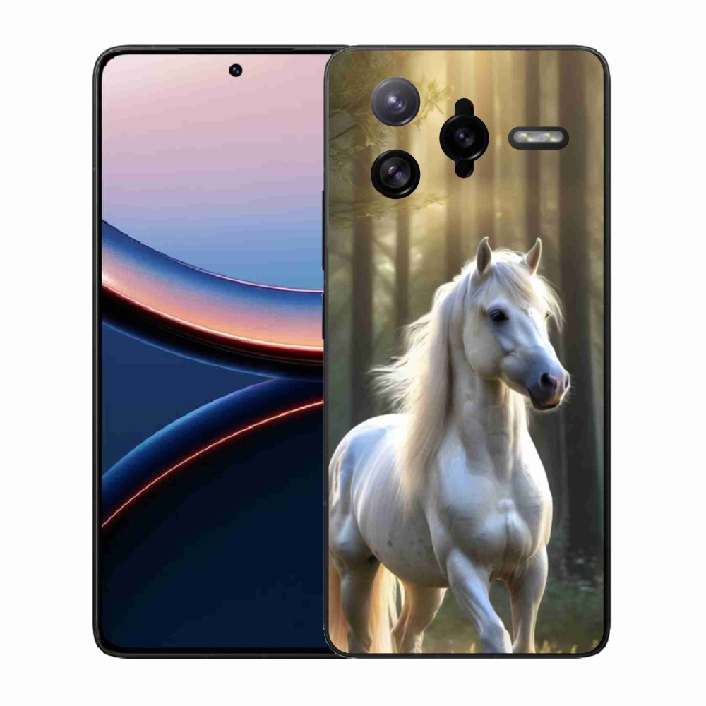 Gelový kryt mmCase na Xiaomi Poco F7 Ultra - bílý kůň 3