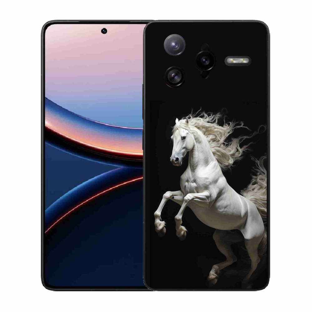 Gelový kryt mmCase na Xiaomi Poco F7 Ultra - bílý kůň 4