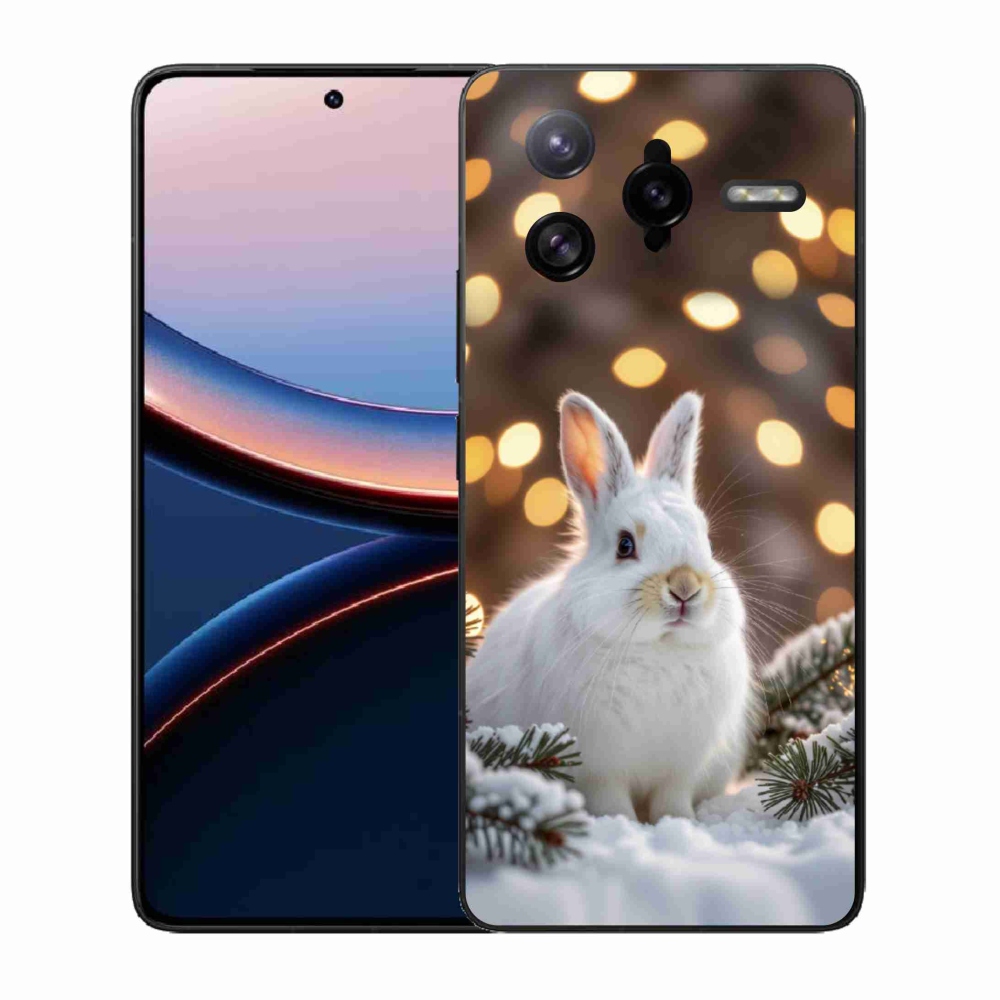 Gelový kryt mmCase na Xiaomi Poco F7 Ultra - bílý zajíc