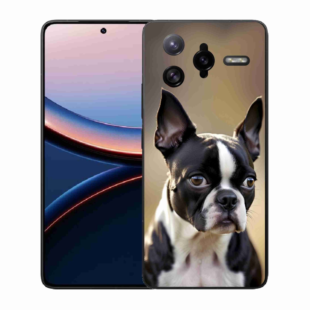 Gelový kryt mmCase na Xiaomi Poco F7 Ultra - bostonský teriér