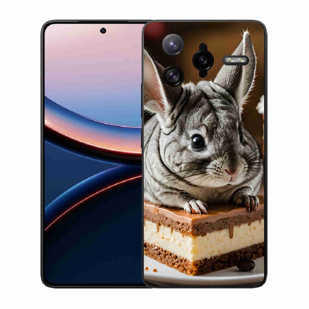 Gelový kryt mmCase na Xiaomi Poco F7 Ultra - činčila