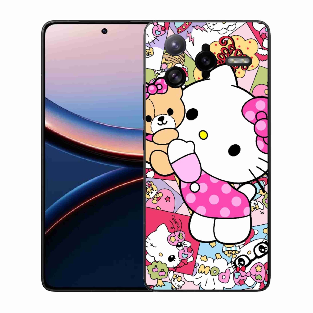 Gelový kryt mmCase na Xiaomi Poco F7 Ultra - cute kitty