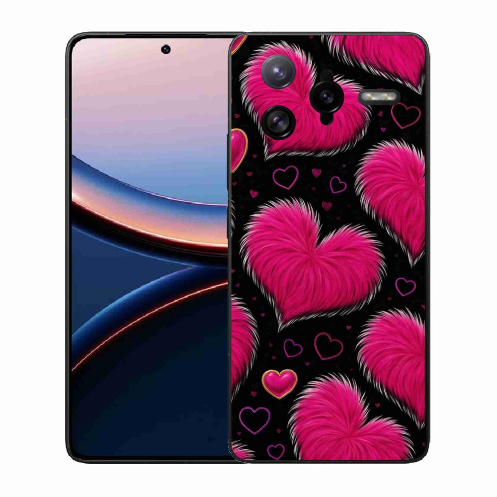 Gelový kryt mmCase na Xiaomi Poco F7 Ultra - hebká srdce