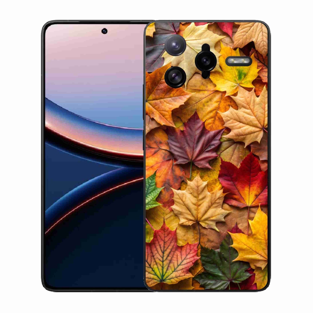 Gelový kryt mmCase na Xiaomi Poco F7 Ultra - javorové listy 2