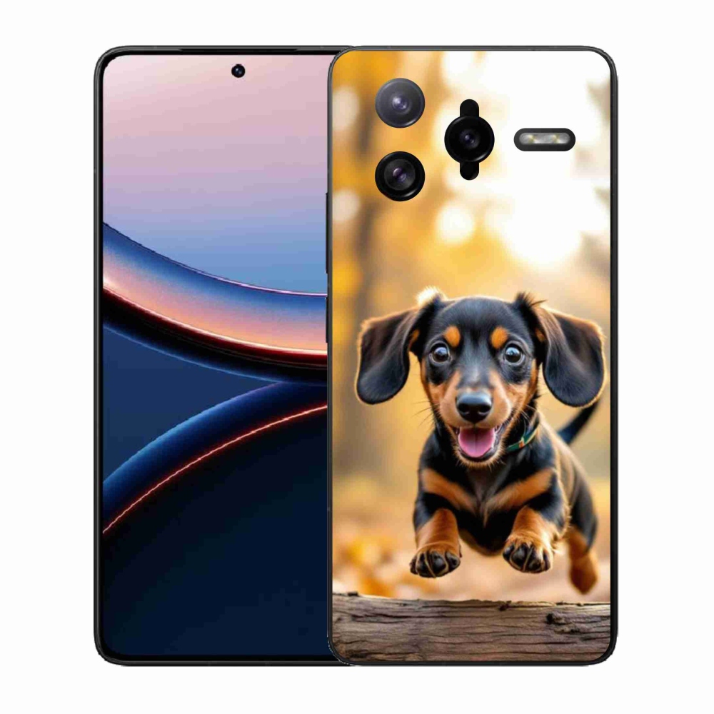 Gelový kryt mmCase na Xiaomi Poco F7 Ultra - jezevčík 2