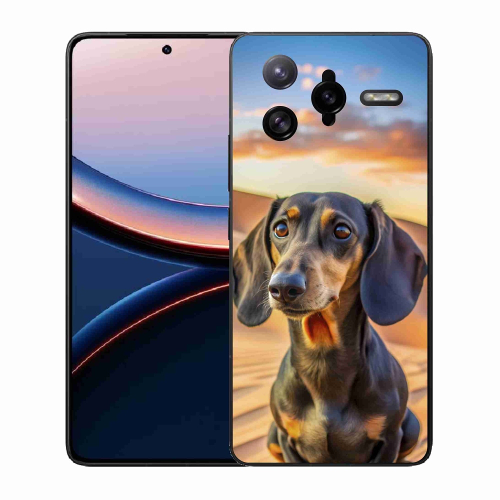 Gelový kryt mmCase na Xiaomi Poco F7 Ultra - jezevčík 3 