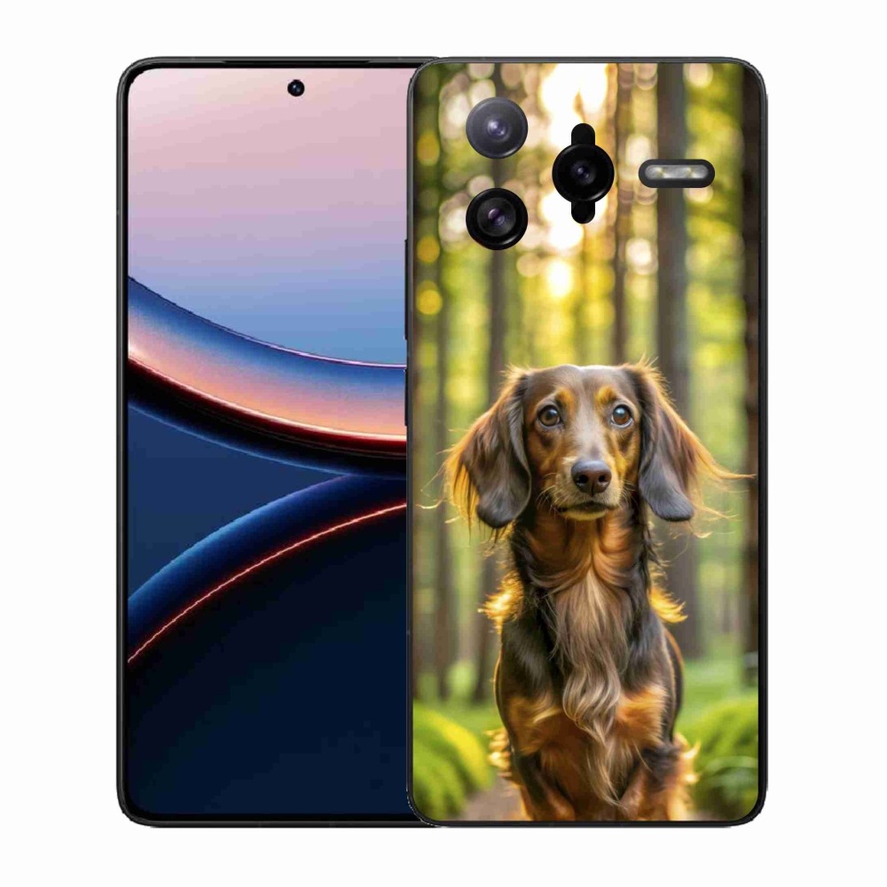 Gelový kryt mmCase na Xiaomi Poco F7 Ultra - jezevčík 4