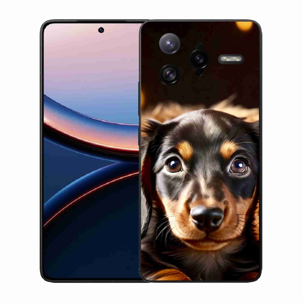 Gelový kryt mmCase na Xiaomi Poco F7 Ultra - jezevčík